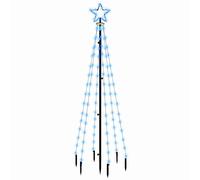 Christmas Tree with Spike Xmas Lighted Tree Decor LED Christmas Display vidaXL