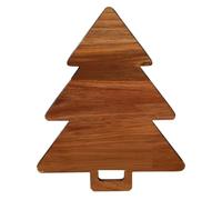 Christmas Tree Wooden Chopping Board for Bread and Cake Serving