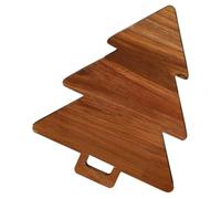 Christmas Tree Wooden Chopping Board for Bread Cake Serving and Display