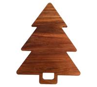 Christmas Tree Wooden Cutting Board for Kitchen Bread Cake Serving