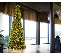 Christmas Tree World 10Ft/300Cm Pre-Lit Pallazo Pine Cone Tree - Dual Colour Leds