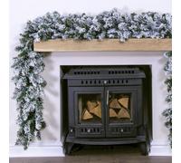 Christmas Tree World 270Cm (9Ft/270Cm) Flocked Arbor Vitae Garland