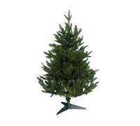 Christmas Tree World | 3ft Artificial Unlit Woodland Pine | Natural and Realistic Look with Bushy and Luxury Quality PVC Tips | Easy to Assemble and Take Down | 63cm Diameter