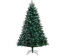 Christmas Tree World | 4ft Artificial Pre-lit Ultra Devonshire Fir | Natural and Realistic Look with Luxury Quality PVC Tips | Easy to Assemble and Take Down | 66cm Diameter | Warm White/Bright White