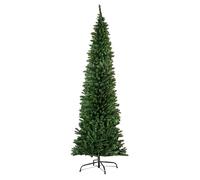 Christmas Tree World | 4ft Artificial Unlit Green Italian Pencilimo | Natural and Realistic Look with Bushy and Luxury Quality PVC Tips | Easy to Assemble and Take Down | 42cm Diameter
