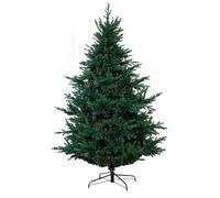 Christmas Tree World | 6ft Artificial Unlit Ultra Mountain Pine | Natural and Realistic Look with Bushy and Luxury Quality PVC Tips | Easy to Assemble and Take Down | 120cm Diameter