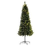 Christmas Tree World | 7ft Artificial Pre-lit Ultra Pop Up Tree | Natural and Realistic Look with Bushy and Luxury Quality PVC Tips | Easy to Assemble and Take Down | 70cm Diameter