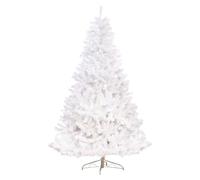 Christmas Tree World | 7ft Artificial Unlit Bianca Pine | Bushy and Luxury Quality PVC Tips | Easy to Assemble and Take Down | 126cm Diameter