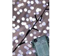 Christmas Tree World | Battery-Powered 100 LED Multifunction Lights | White