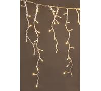 Christmas Tree World | Clear Cable LED Snowing Icicle Light Set | Warm White | 720 LEDs