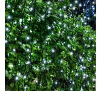 Christmas Tree World Crownvine 2 Pack 20 Led Bright White Curtain Lights 2M - Black Rubber Cable (For Crownvine Lights)