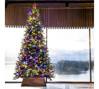 Christmas Tree World The 10Ft/300Cm Pre-Lit Ultra Devonshire Slimline Tree With Warm White/multicoloured Colour Change Leds