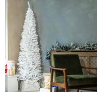 Christmas Tree World The 4Ft/120Cm White Italian Pencilimo Christmas Tree