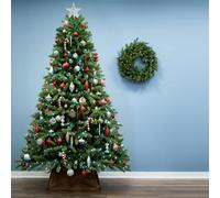 Christmas Tree World The 5Ft/150Cm Ultra Devonshire Fir Pre-Lit With Warm White/white Colour Change Leds