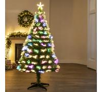 Christmas Tree World The 5Ft/150Cm Vesuvius Fir Fibre Optic Christmas Tree