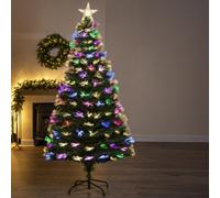 Christmas Tree World The 6Ft/180Cm Vesuvius Fir Fibre Optic Christmas Tree