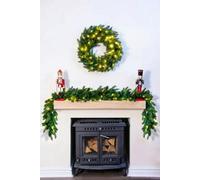 Christmas Tree World The 6Ft Pre-Lit Ultra Mixed Pine Garland