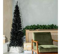 Christmas Tree World The 8Ft/240Cm Black Italian Pencilimo Christmas Tree