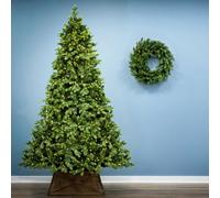 Christmas Tree World The 8Ft/240Cm Ultra-Lit Montagna Fir Tree With Micro Led Lights