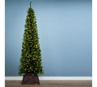 Christmas Tree World The Pre-Lit 4Ft/120Cm Green Italian Pencilimo Christmas Tree
