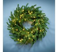 Christmas Tree World The Pre-Lit 60Cm Ultra Mountain Pine Wreath