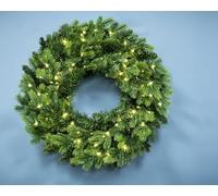 Christmas Tree World | The Pre-lit Ultra-lit Montagna Fir Wreath | 50cm