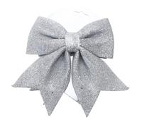 Christmas Tree Wreath Ornaments Festive Holiday Decoration Sparkling Butterfly Accent Home Decorations 17CM 24CM Festival Atmosphere Glitter Bow Decor Korean Fashion Tree Wreath Decorative Accessories