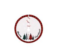 Christmas Trees Carpet Christmas Trees Carpet Tree Skirt Merry Decoration For Home Cristmas Mat Ornament Navidad New Year(120cm)