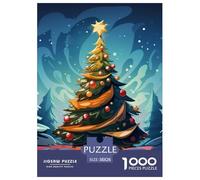 Christmas Trees Cartoon Style 1000pcs Paper Jigsaw Puzzles Animation What Happens Next Educational Games for Adults And Kids 38x26cm/1000pcs