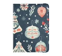 Christmas Trees Green Leather passport holder for travel women for travel Vaccine Case Protector Cover Passport Case Travel Documents Wallet for men Waterproof, Christmas trees green, One Size