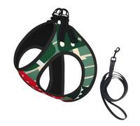 Christmas Trees Print Pet Leash Vest,For Small Dogs,Adjustable And Comfortable Cat Puppy Essentials