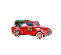 Christmas Truck with Tree Biscuits Tin - Traditional Scottish Shortbread Biscuit Gift Set, Festive Filled Tins of Biscuits, Novelty Christmas Gifts - Luxury Biscuit Gift Sets for Women & Men