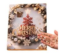 , Christmas Twenty-Five Day Necklace Set, Rings Pendants Bracelets for Christmas Valentine's Easter Halloween