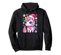 Christmas Unicorn Master Builder Building Bricks Blocks Toy Pullover Hoodie