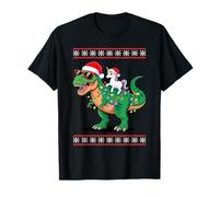 Christmas Unicorn T-Rex Dinosaur Tyrannosaurus Rex T-Shirt