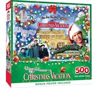 Christmas Vacation - 500pc Puzzle - Jigsaw Puzzle with Vibrant Artwork and Durable Pieces - Fun Family Activity, Brain Challenge, and Educational Entertainment for Kids, Teens, and Adults