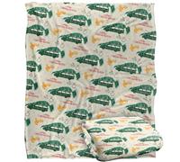 CHRISTMAS VACATION Blanket, 152 x 127 cm Tree and Moose Pattern Silky Touch Super Soft Throw Blanket