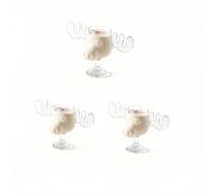 Christmas Vacation National Lampoon Christmas Decor Moose Glasses, Elk Glasses Christmas Mug, National Christmas Holiday, Decorations, Clear, Holiday for Coffee, Tea (1) (3pcs)