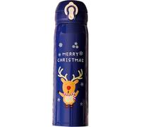 Christmas Vacuum Cup Insulated Water Bottle Stainless Steel Travel Mug Lockable Thermoses for Christmas Kids Adult Use