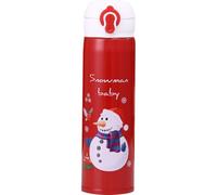 Christmas Vacuum Cup Insulated Water Bottle Stainless Steel Travel Mug Lockable Thermoses for Christmas Kids Adult Use