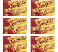 Christmas Variety Candy Gift Box - Butterscotch, Sour Fruit Chews, Fruit Flavoured Sweets & Chocolate Caramel Eclairs (24 x Pack, Butterscotch)