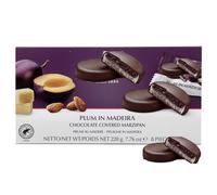 Christmas Variety Chocolate Covered Marzipan 220g - Festive Assorted Chocolates for Holiday Gifting (3 x Packs, Anthon Berg Plum in Madeira Chocolate Covered Marzipan 220g)