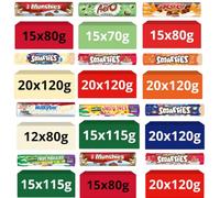 Christmas Variety Chocolate Giant Tubes - Full Box - Smarties, Milkybar, Rolo, Rowntree’s, Aero & Munchies - Pick Your Favourite Chocolate