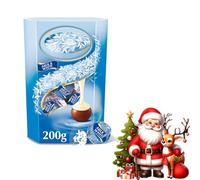 Christmas Variety of Chocolate Truffles Gift Box 200g - Luxuriously Smooth and Delicate Chocolate Shells - ldt (Milk & white truffles box 200g)