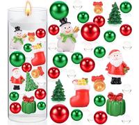 Christmas Vase Filler Beads Floating Pearls Water Gel Beads For Vase Filler Table Centerpieces Christmas Home Party Decoration for Xmas Party Home Decor