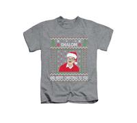 Christmas Version, Shalom and Merry Christmas Jim Friday Night Dinner Tee T-Shirt Funny Unisex T Shirt Top Heather Grey