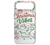 Christmas Vibes Festive Holiday Doodle Santa Tree Reindeer Case for iPhone Air