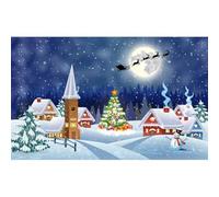 Christmas Village 1000 Piece Jigsaw Puzzle - Festive Scene for Adults & Kids Age 14+ Large 69cm x 51cm Limited Edition Christmas Puzzles