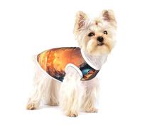 Christmas Village Cotton Dog Shirt â€“ Soft Breathable Dog Shirt for Dogs Cats Boy Girl Pet Tshirt,Suitable for Small Pets