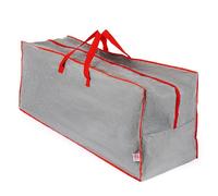 Christmas Village Heavy Duty Festive Season Xmas Tree Holder with Full Length Double Stitched Zip and Carry Handles (Grey, 7ft Tree Storage Bag)